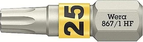 Wera 867/1 HF Torx Bit 1/4", T25x25mm, 1 Stück