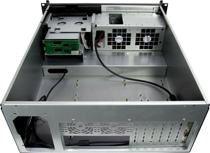 Inter-Tech IPC 4U-4452-TFT, schwarz, 4HE, ATX