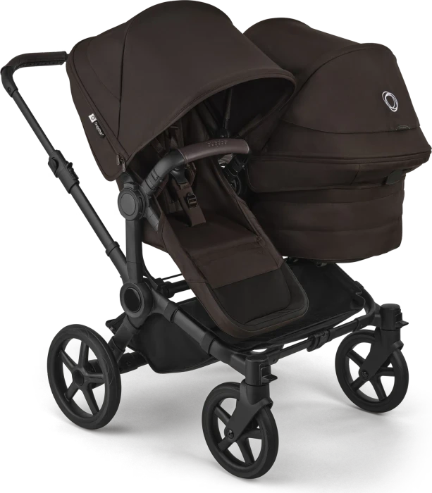 Bugaboo Donkey 6 Duo Gestell schwarz cocoa brown