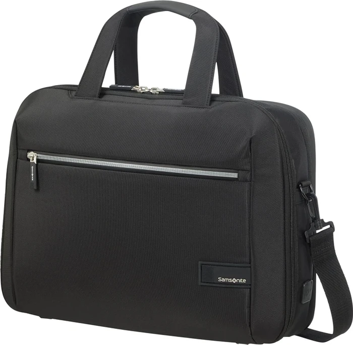Samsonite Litepoint, Bailhandle, 15.6" Notebooktasche, 40.5cm, 17.5/22l, erweiterbar, schwarz