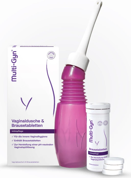 Multi-Gyn Vaginaldusche inkl. 10 Brausetabletten