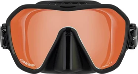 Cressi Z2 Small Tauchermaske schwarz/rot ultravision