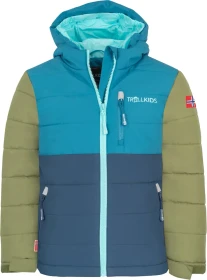 Trollkids Hemsedal Snow XT Skijacke dark marine/pine green (Junior)