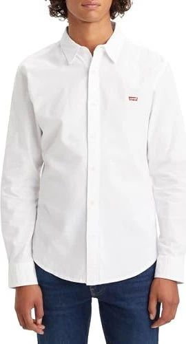 Levi's Battery Housemark Slim Fit Hemd langarm bright white (Herren)