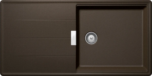 Schock Tia D-100L Unterbau Becken reversibel bronze