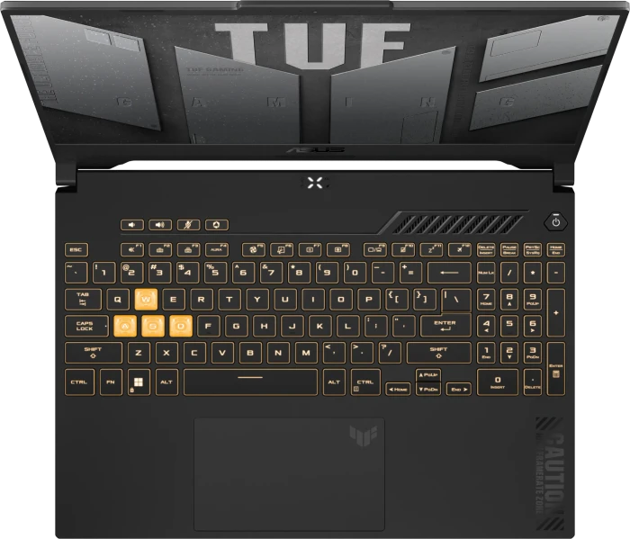 ASUS TUF Gaming F15 (2023) FX507ZI4-LP031, Mecha Gray, Core i7-12700H, 16GB RAM, 512GB SSD, GeForce RTX 4070, DE