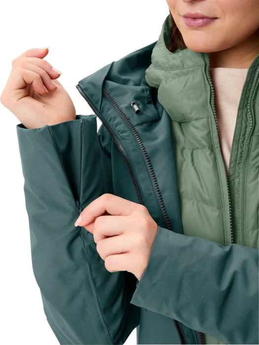 Vaude Annecy 3in1 III Funktionsmantel deep pond (Damen)