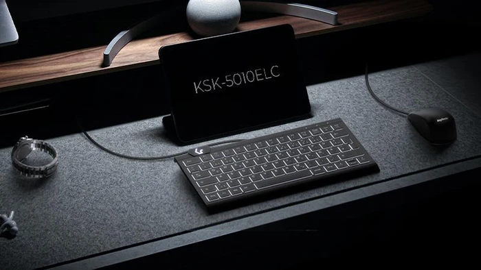 KeySonic KSK-5010ELC, schwarz, USB, DE