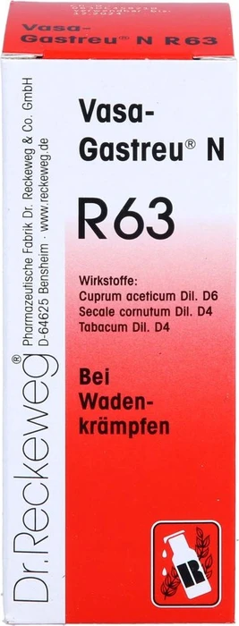Dr.Reckeweg Vasa-gastreu N R63 Tropfen, 50ml