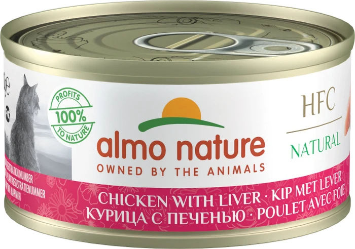 almo nature HFC Natural Cats 70 II, Huhn mit Leber, 70g