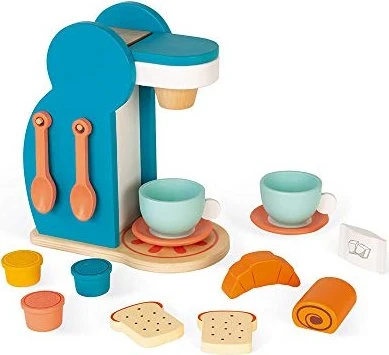 Janod Espresso Maschine mit Zubehör 14-teilig