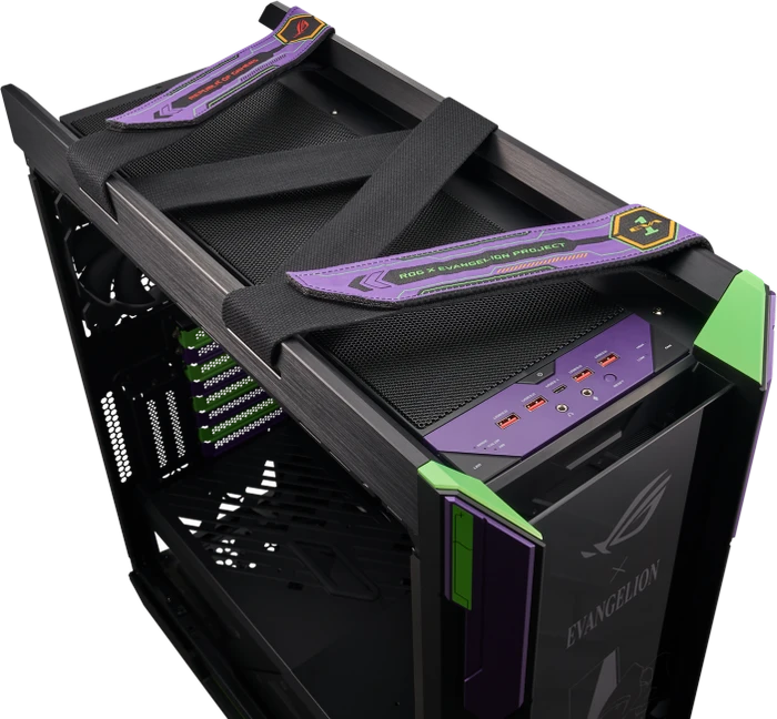 ASUS ROG Strix Helios EVA Edition, Glasfenster
