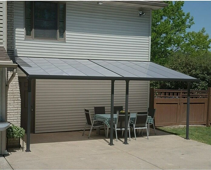 Palram Canopia Feria Terrassenüberdachung 610x300cm grau