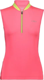CMP Bike Half Zip Trikot ärmellos gloss rosa (Damen)