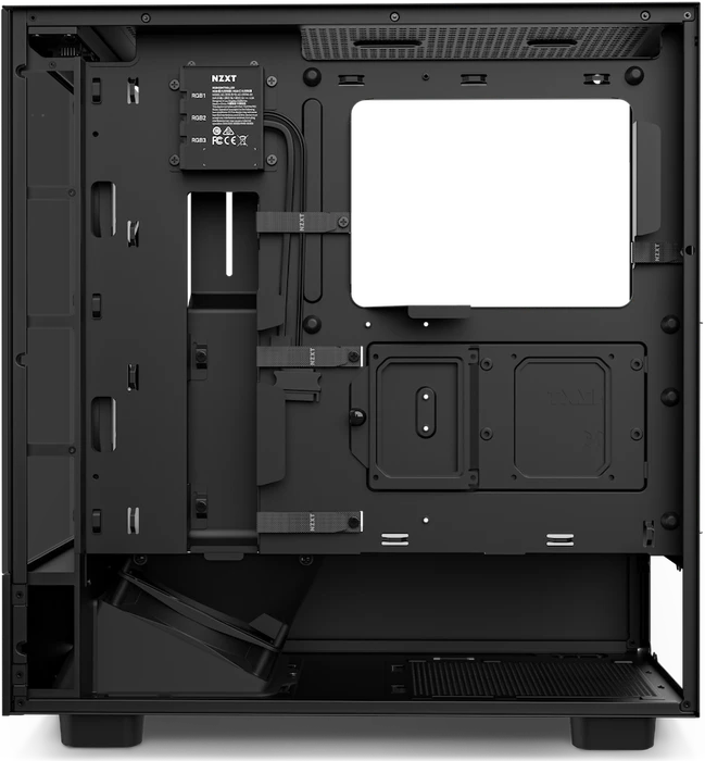 NZXT H5 Elite, schwarz, Glasfenster