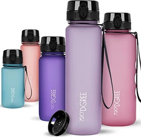 720°DGREE uberBottle softTouch Trinkflasche 1l lilac