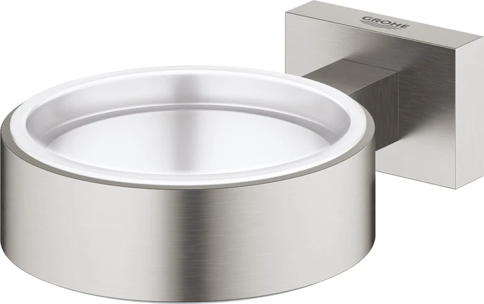 Grohe Essentials Cube Halter für Zahnputzbecher supersteel