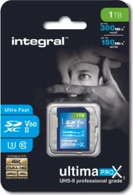 Integral UltimaPro X3 R300/W150 1TB, UHS-II U3, Class 10