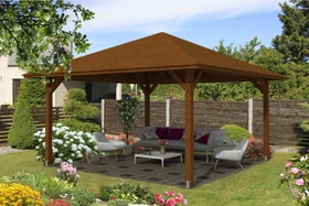 Skan Holz Cannes 3 Pavillon nussbaum