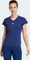 adidas Aeroready Train Essentials Minimal Branding V-Neck Funktionsshirt kurzarm dark blue/white (Damen) Vorschaubild