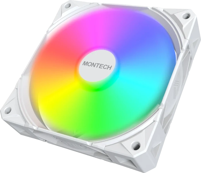 Montech E28 ARGB, weiß, Lüftersteuerung, 120mm, 3er-Pack