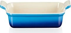 Le Creuset Auflaufform Tradition rechteckig 24.7x15.1cm 1.1l azure