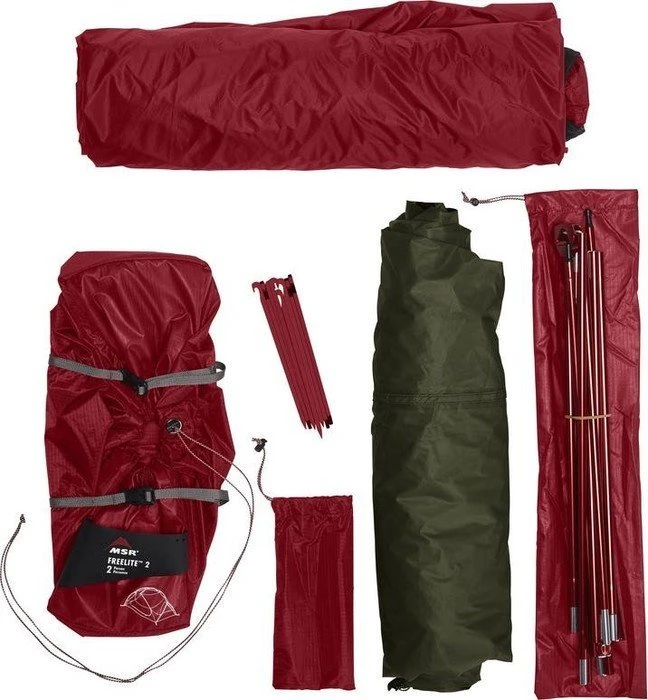 MSR Freelite 2 Kuppelzelt grau/rot