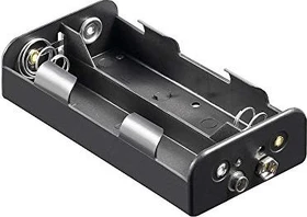 goobay 4x Baby C Batteriehalter mit Druckknopfanschluss