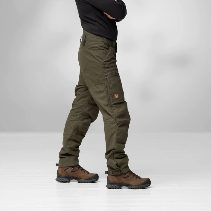 Fjällräven Drev Hybrid Hose lang dark olive (Herren)