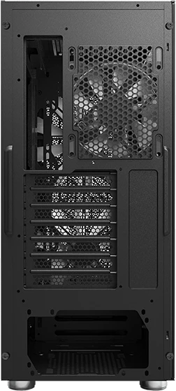 Montech Air X, schwarz, Glasfenster