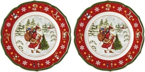 Hutschenreuther Happy Wintertime Frühstücksteller 22cm rot