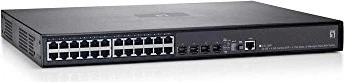 LevelOne GTL Rackmount Gigabit Managed Stacking Switch, 20x RJ-45, 4x RJ-45/SFP, 2x Erweiterungsslot