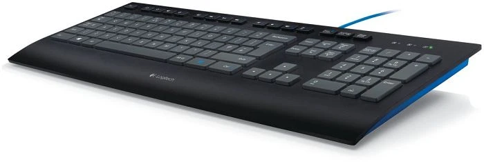 Logitech K290 Comfort Keyboard schwarz, USB, DE