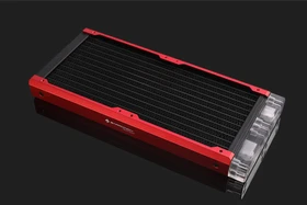 Barrow BarrowCH Chameleon Fish Series Radiator 240, PMMA, blood red