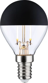 Paulmann Modern Classic Edition LED Tropfen E14 2.5W/827 warmweiß Kopfspiegel schwarz
