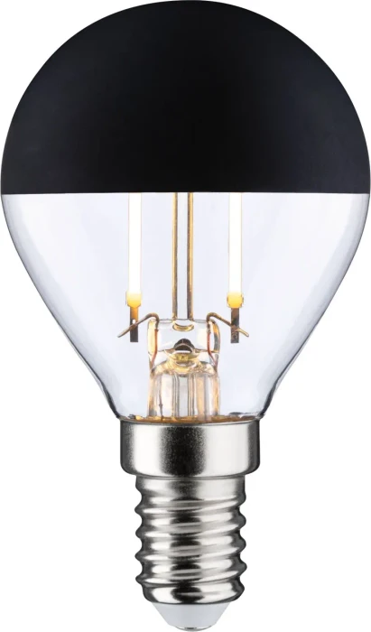 Paulmann Modern Classic Edition LED Tropfen E14 2.5W/827 warmweiß Kopfspiegel schwarz