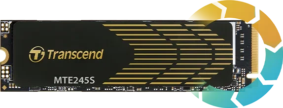 Transcend MTE245S SSD 1TB, M.2 2280 / M-Key / PCIe 4.0 x4, Kühlkörper