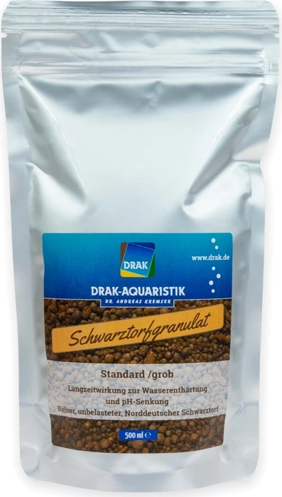 DRAK-Aquaristik Schwarztorfgranulat, standard, 500ml