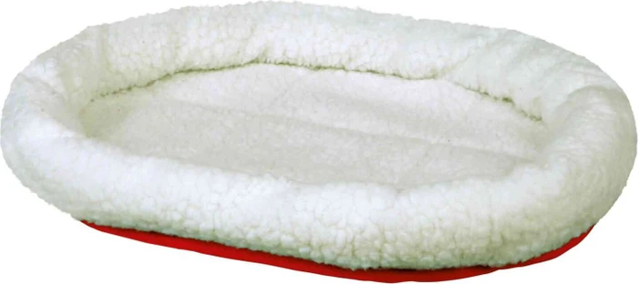 Trixie Kuschelbett, 47x38cm, weiß/rot