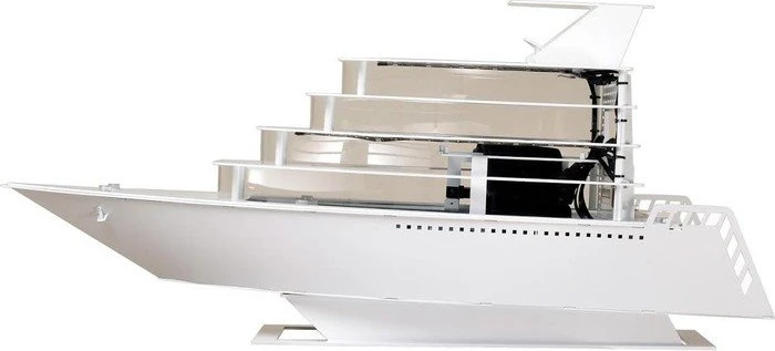 Lian Li PC-Y6 Odyssey Yacht weiß, Mini-ITX