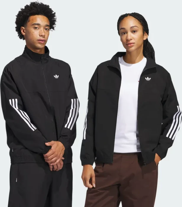 adidas Skateboarding Gatsele Originals Trainingsjacke schwarz/weiß