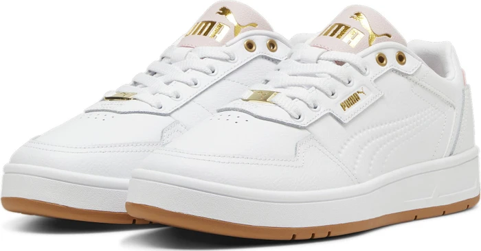 Puma Court Classic Lux puma white/mauve mist/puma gold (Damen)