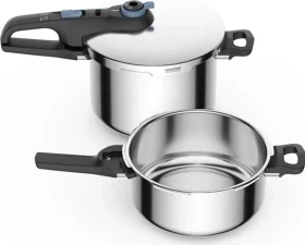 Tefal P2584301 Secure Trendy Schnellkochtopf-Set,   2-tlg.