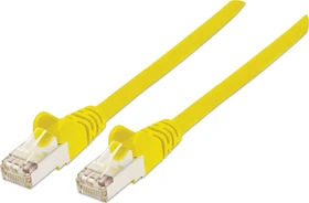 Intellinet Patchkabel, Cat7/Cat6a, S/FTP, RJ-45/RJ-45, 0.5m, gelb