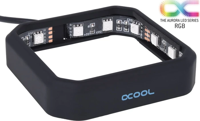 Alphacool Aurora XPX RGB Frame schwarz