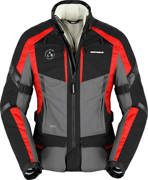 Spidi 4 Season Evo Jacke rot (verschiedene Größen)