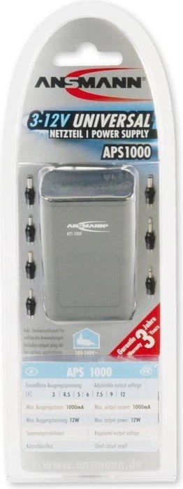 Ansmann APS 1000 Universal-Netzteil, 12W