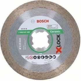 Bosch Professional X-LOCK Best for Ceramic Diamanttrennscheibe, 115x1.6x22.23mm, 1 Stück