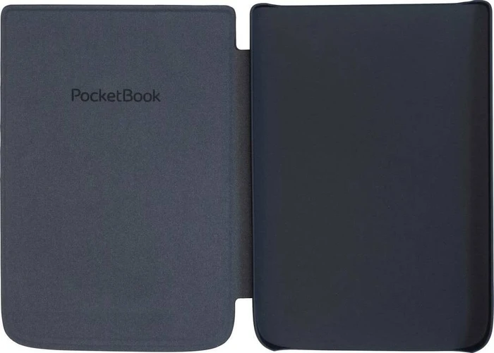 PocketBook Color, Moon Silver, Bundle mit Shell-Black Ledercover