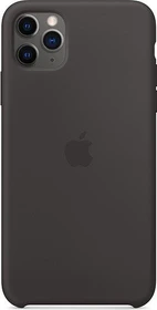 Apple Silikon Case für iPhone 11 Pro Max schwarz